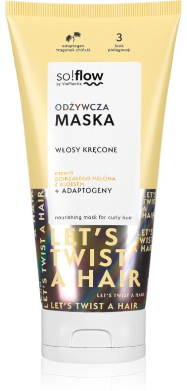 so!flow Curly Hair Nourishing Mask masque nourrissant pour cheveux bouclés 200 ml