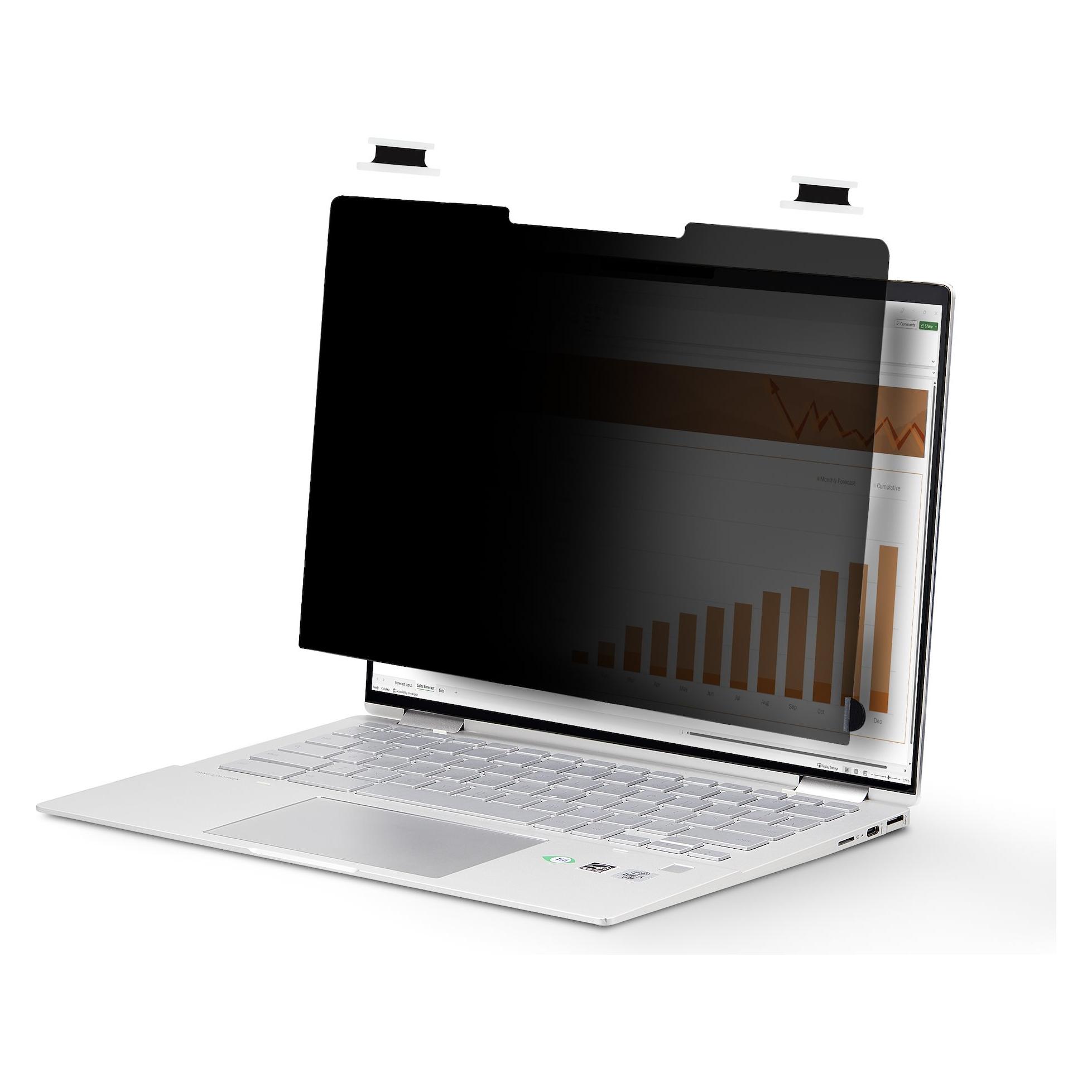 StarTech com 14LT-PRIVACY-SCREEN, 35,6 cm (14"), 16:9, Laptop, Rahmenloser Blickschutzfilter, A (14", 16:9) (14LT-PRIVACY-SCREEN)