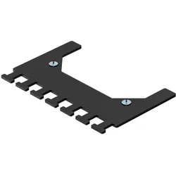 OBO 7407851 Zugentlastung für UT3/UT4 76x50x2 Stahl bandverzinkt tiefschwarz RAL 9005 UT ZE