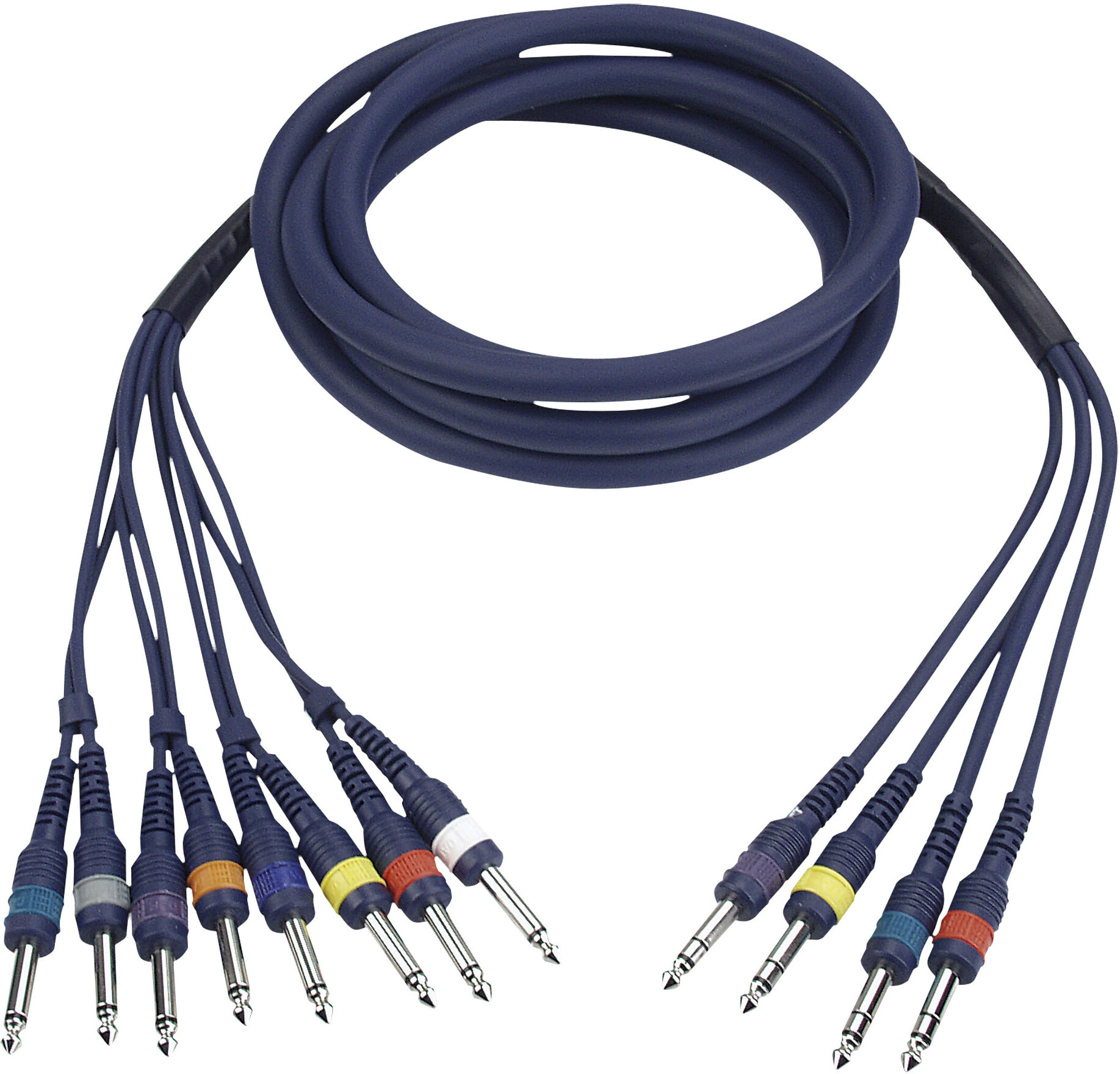 DAP Audio Fl69 – 8 Mono-Klinkenstecker Auf 4 Stereo-Klinkenstecker, 6 M