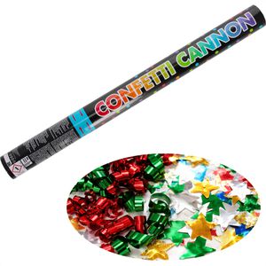 Amscan Konfetti 9902992, Confetti Cannon, aus Papier & Folie, Konfettikanone 58cm, mit buntem Konfetti