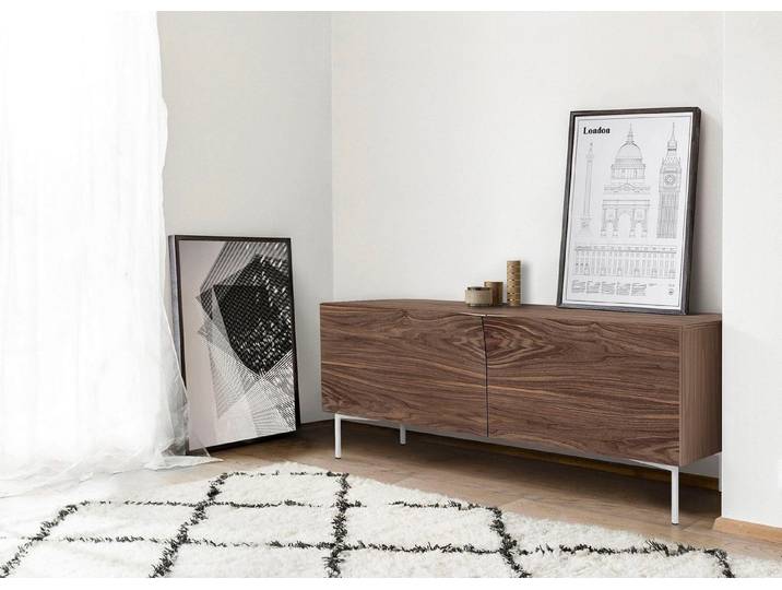 Woodman Sideboard, Kommode mit Holzfurnier aus Nussbaum, Breite 120 cm, FSC®