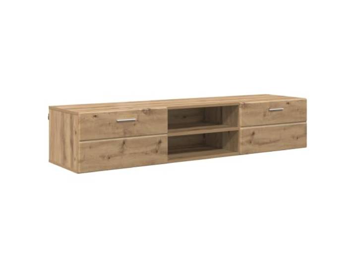 Makastle TV-Schrank Wandmontage 150x39x30 cm Artisan-Eiche