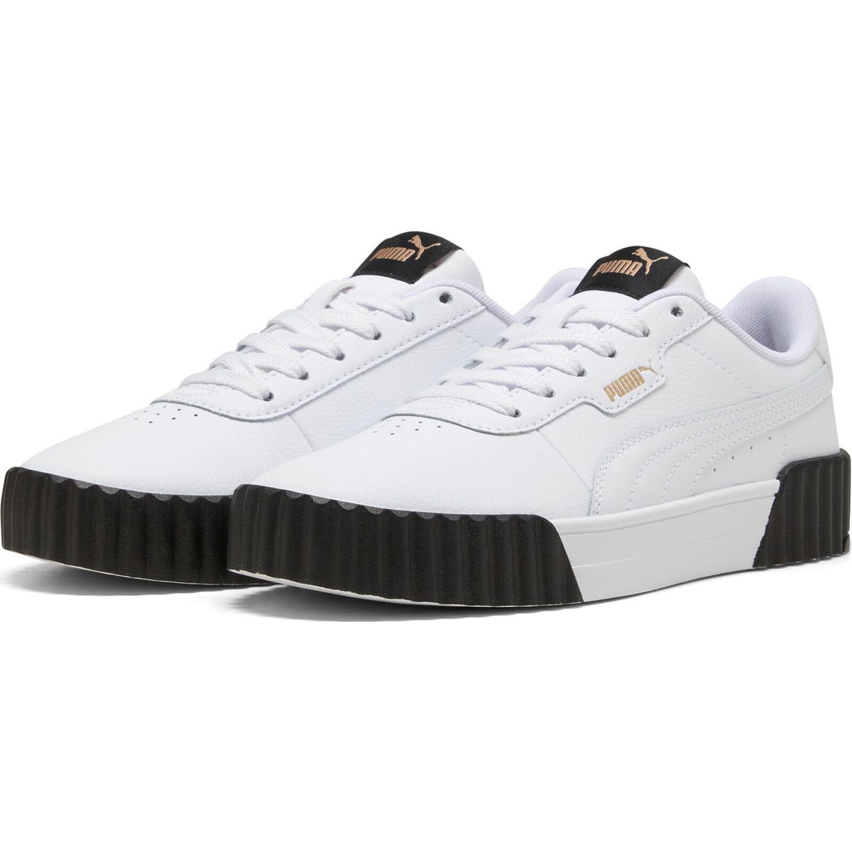 Puma Carina 30 puma white-puma gold-puma black (09) 7.5 400365-09-7.5