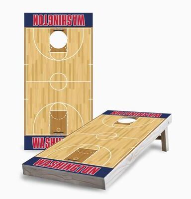Skip's Garage Washington Wizards Regulation 2x4 Cornhole Game Set