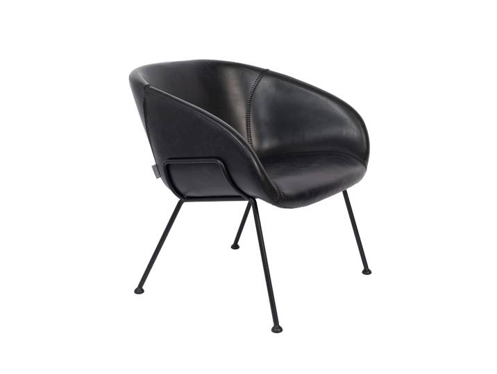 Loungesessel Zuiver Feston Schwarz, Neu