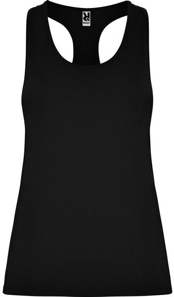 Débardeur technique à personnaliser peau de pêche Aida noir XXL