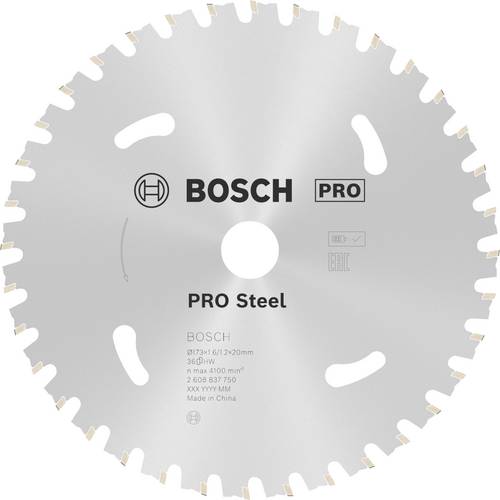 Bosch Accessories 2608837750 Kreissägeblatt 173 x 20 mm Zähneanzahl: 36 1 St.