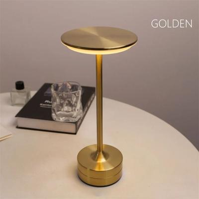 Uplifted Finds Rechargeable Touch Sensor LED Table Lamp Wireless Reading Night Light For Restaurant Hotel Bedroom gold