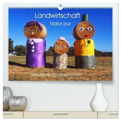 Landwirtschaft Natur pur Mecklenburg-Vorpommern (hochwertiger Premium Wandkalender 2027 DIN A2 quer), Kunstdruck in Hochglanz