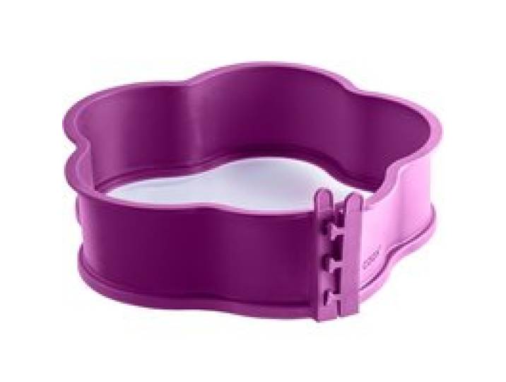 COOX Moule à charnière en silicone, Fleur (violet)