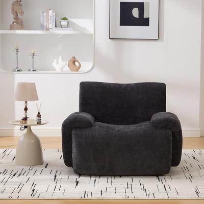 GREATPLANINC Oversized Chenille Boneless Accent Chair