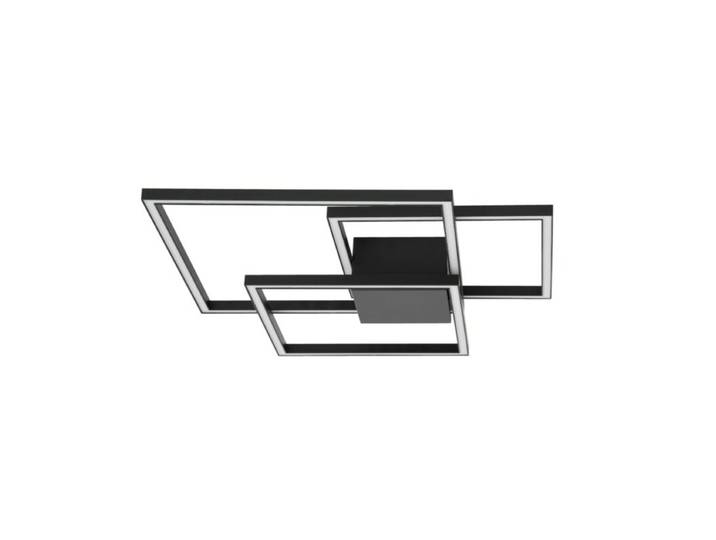Nova Luce Deckenleuchte Bilbao - Schwarz , Form 2 Clean, Design,