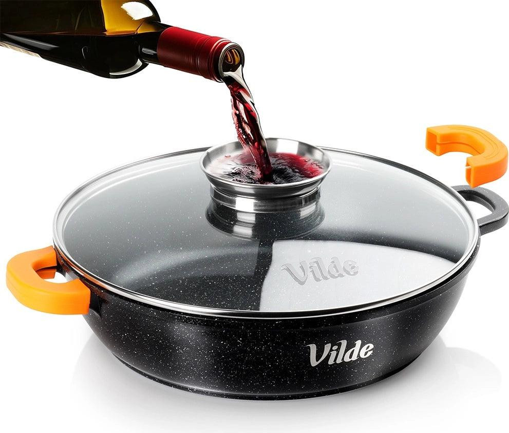Northix Roestvrijstalen pan met deksel, 24 cm, 2,1 liter
