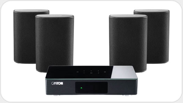 Canton Smart Connect 5.1 Surround Bundle 4 *schwarz* CA04706