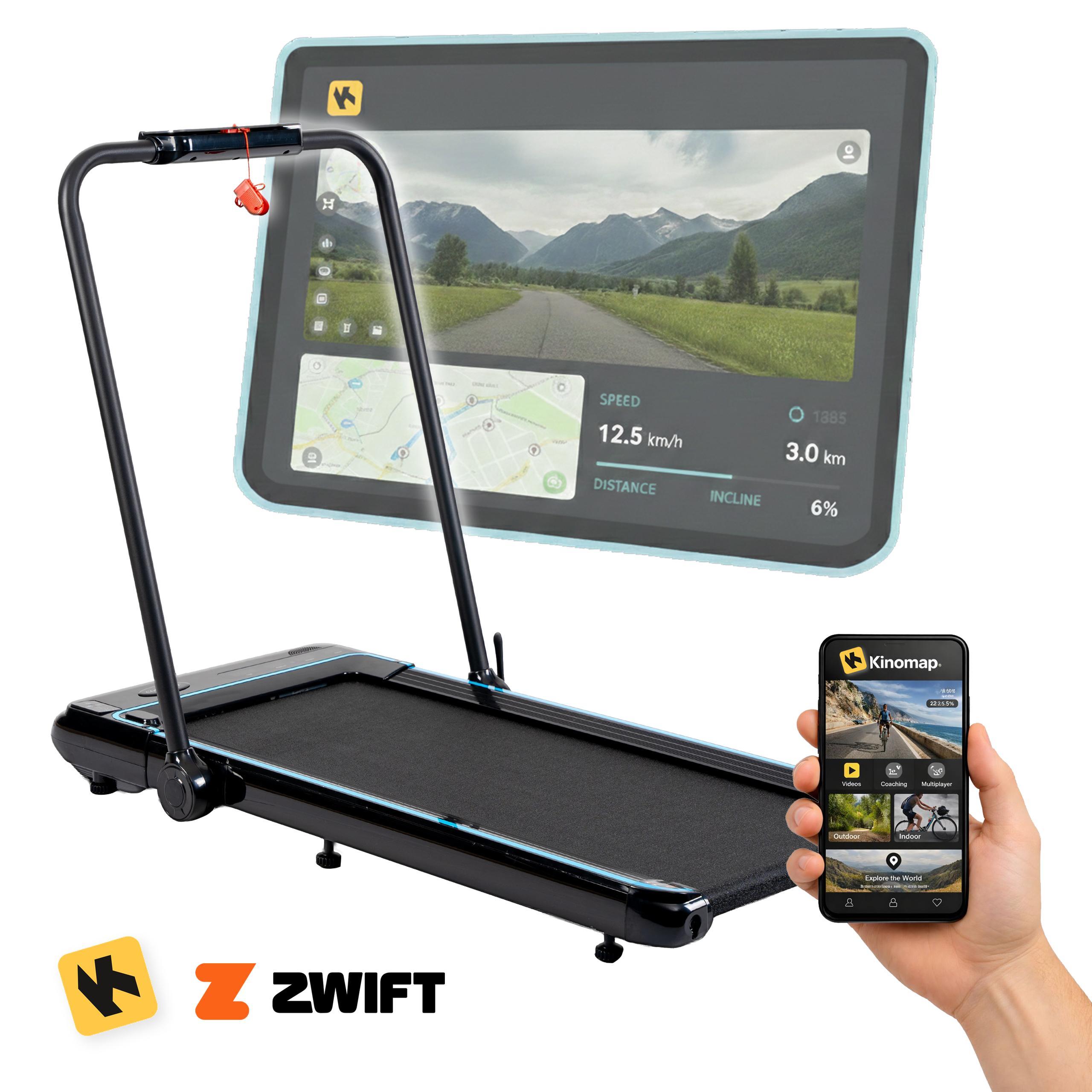Elektrisches Laufband CORCIANO GIRO für Zuhause, klappbar, 130 kg, 14 km/h