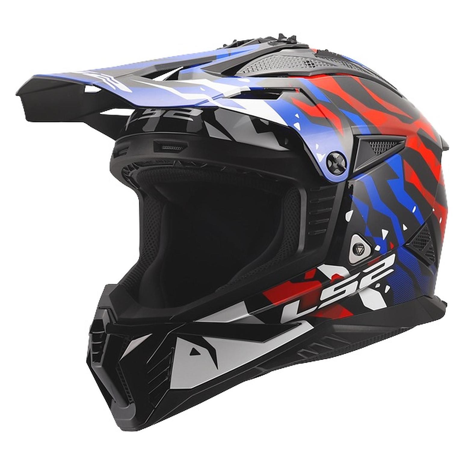 LS2 MX708 FAST II GROTESK MX-Helm (M) (467082332M)