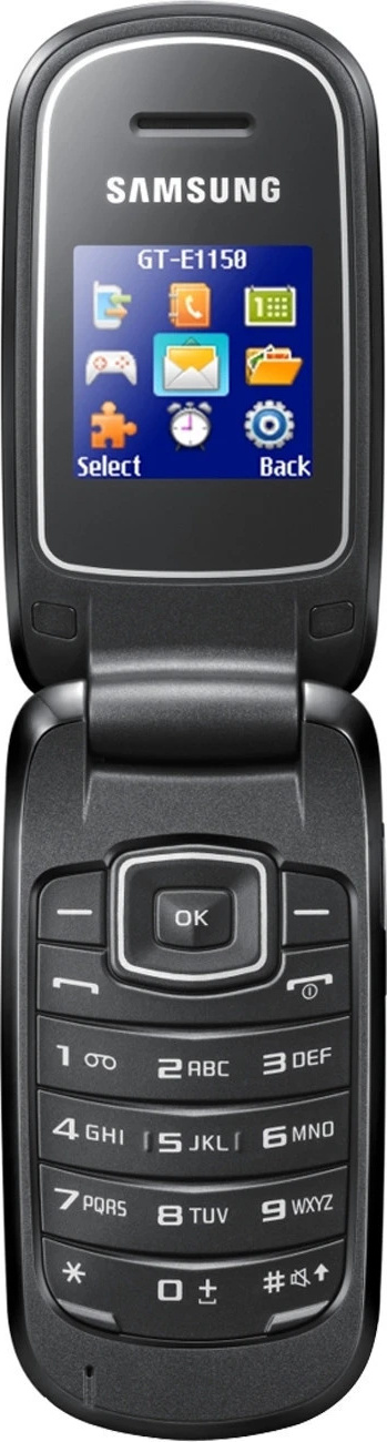 Samsung E1150 Titanium Silber