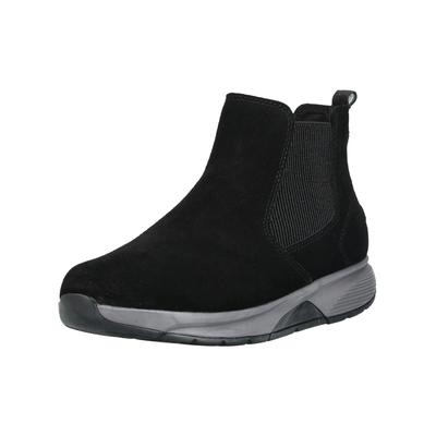 Sneaker GABOR "Gabor Sneaker Veloursleder/Textil", Damen, Gr. 38,5, Textil, schwarz, Textil, Veloursleder, Schuhe Sneaker