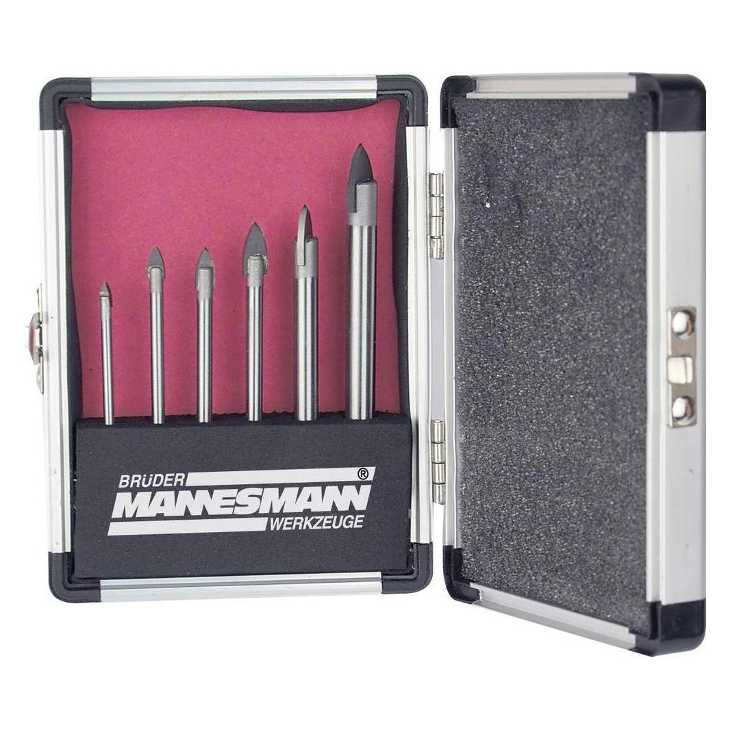 Mannesmann Glas- und Fliesenbohrer-Set 6t (54806)
