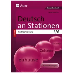 Deutsch an Stationen spezial Rechtschreibung 5-6, Schulbücher von Winfried Röser