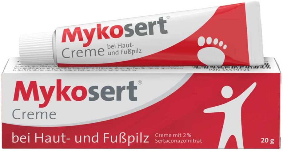 Mykosert Creme bei Haut- und Fusspilz