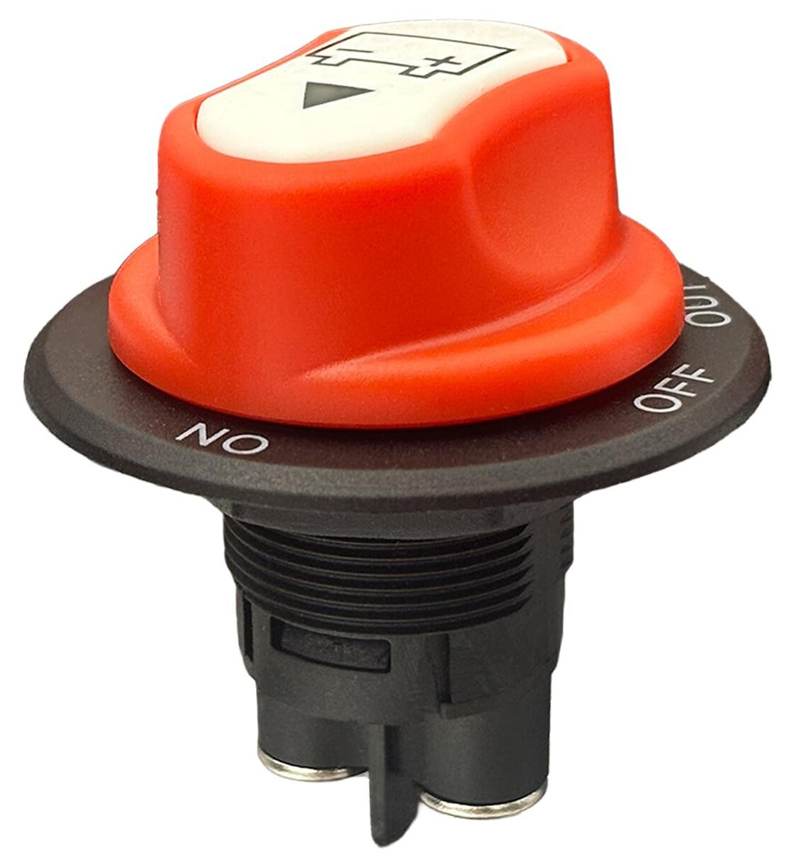ProRide Accuschakelaar 50A 12-24V DC - Hoofdschakelaar Batterij Isolator Opbouw