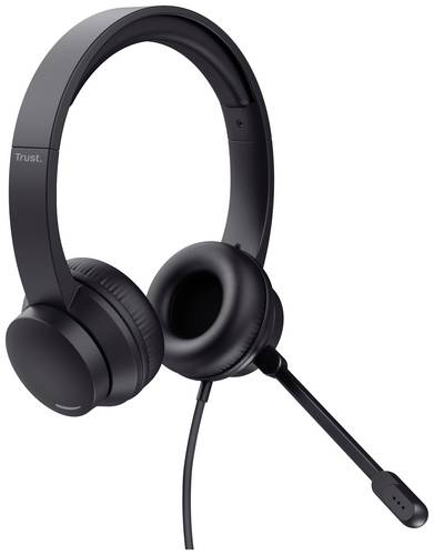 Trust HS-201 Computer Over Ear Headset kabelgebunden Stereo Schwarz