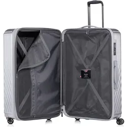 Pack Easy Flow, Trolley, Koffer, Silber