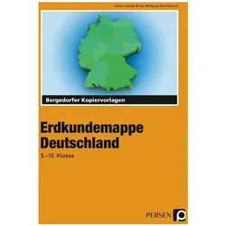 Erdkundemappe Deutschland, Schulbücher von Heinz-Joseph Brink, Wolfgang Wertenbroch