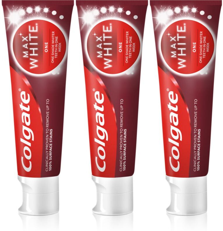 Colgate Max White One dentifrice blanchissant 3x75 ml