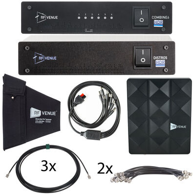 RF Venue 5CH/6CH Microphone/In-Ear Set Schwarz
