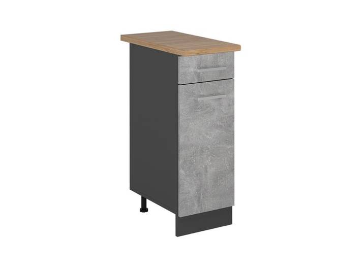 Meuble cuisine R-Line 30cm PT Chêne Béton/Anthracite Vicco 53629