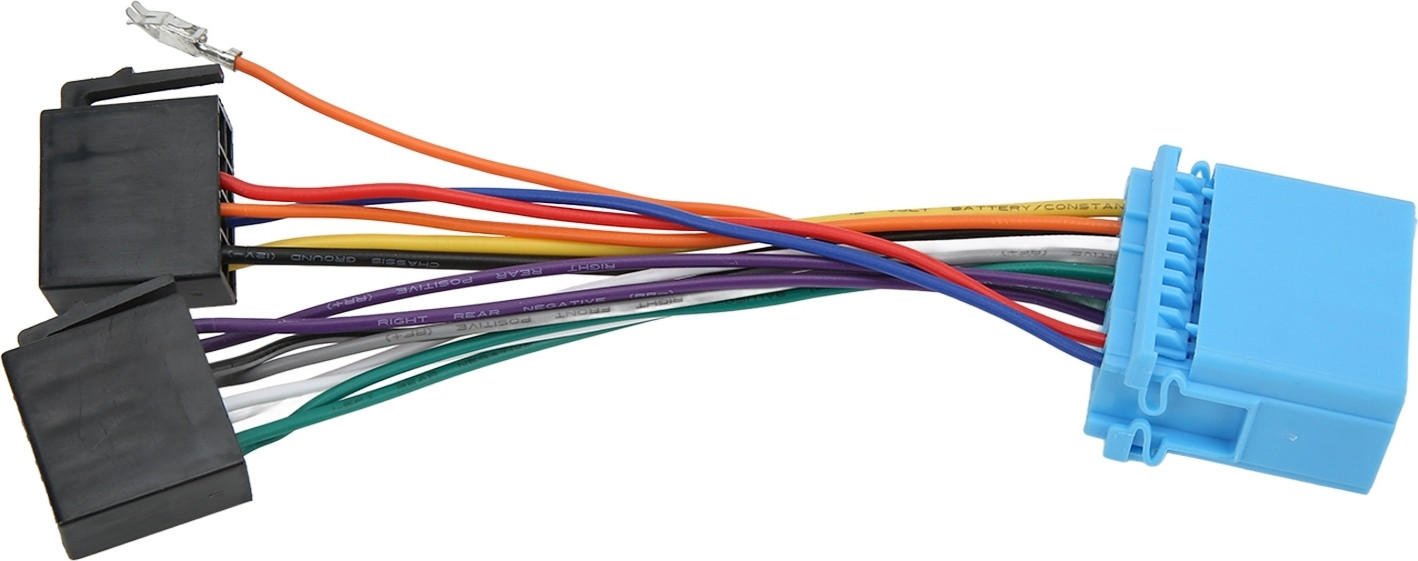Cocosity ISO-aansluiting voor autoradio - Complete bedradingsset voor directe aansluiting