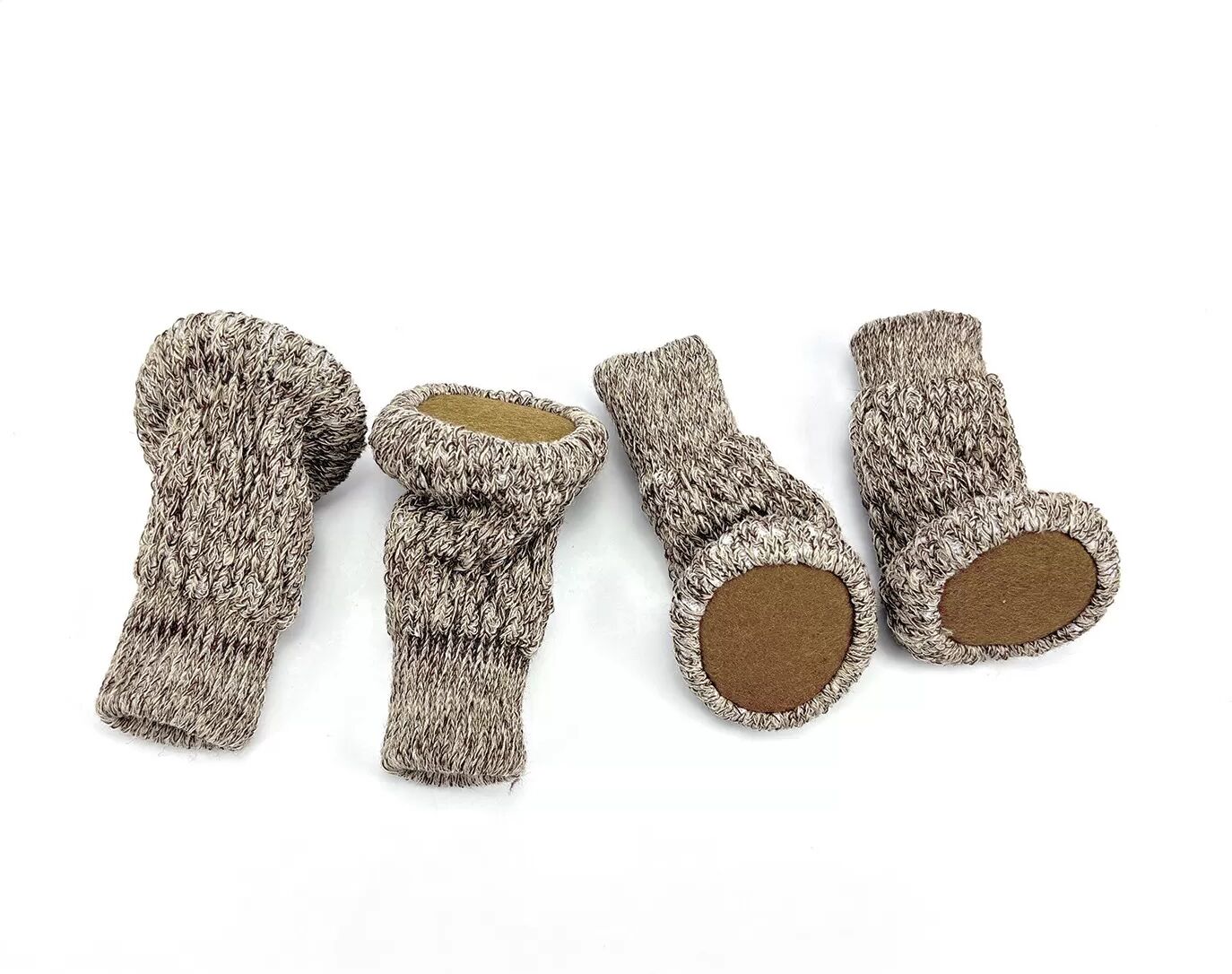 INF Pack de 16 chaussettes tricotées pour pieds de chaise de table Kaki