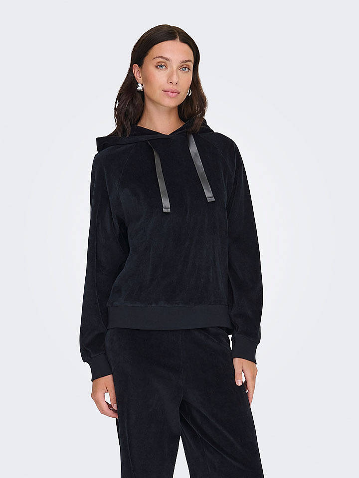 JDY Hoodie "Vida" in Schwarz - M
