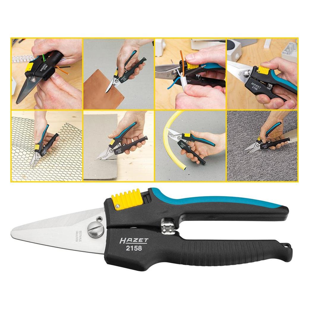 Hazet Universal-Schere 2158 . l: 194 mm (19.40 cm) (2158)