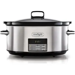 Crockpot Schongarer, Dampfgarer + Reiskocher, Silber, Schwarz