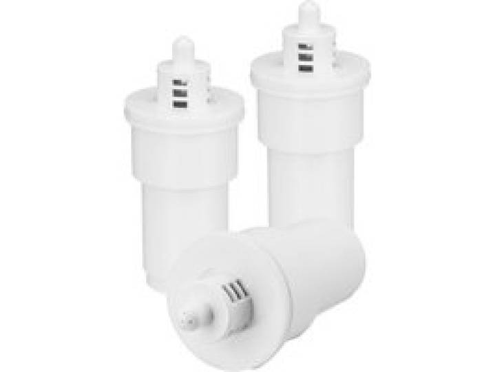 VEVOR Wasserfilter-Ersatz mit 0,3 L/min Durchflussrate für Kannen & Spender (3 Stk.) BPA-frei, hält 3 Monate oder 150 L, reduziert Kalk Blei Chlor, für Wasserfilterkanne 6216 Weiß