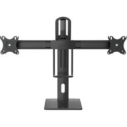 Purelink PureMounts Duale Monitor Halterung, VESA 75x75/100x100, schwarz (Tisch, 32", 25 kg), Monitor Halterung, Schwarz
