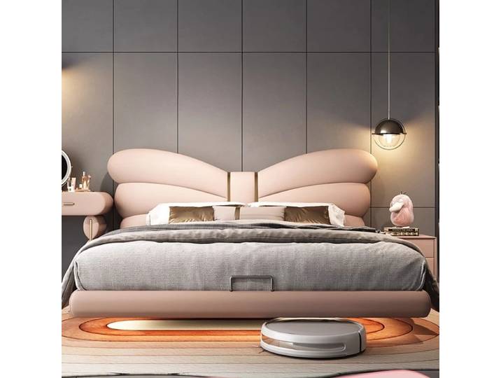 Lits doubles, têtes de lit, sommiers et cadres de lit, meubles de chambre à coucher, cadre de lit Queen Size 180x200cm, lit Princesse, Lit King Size