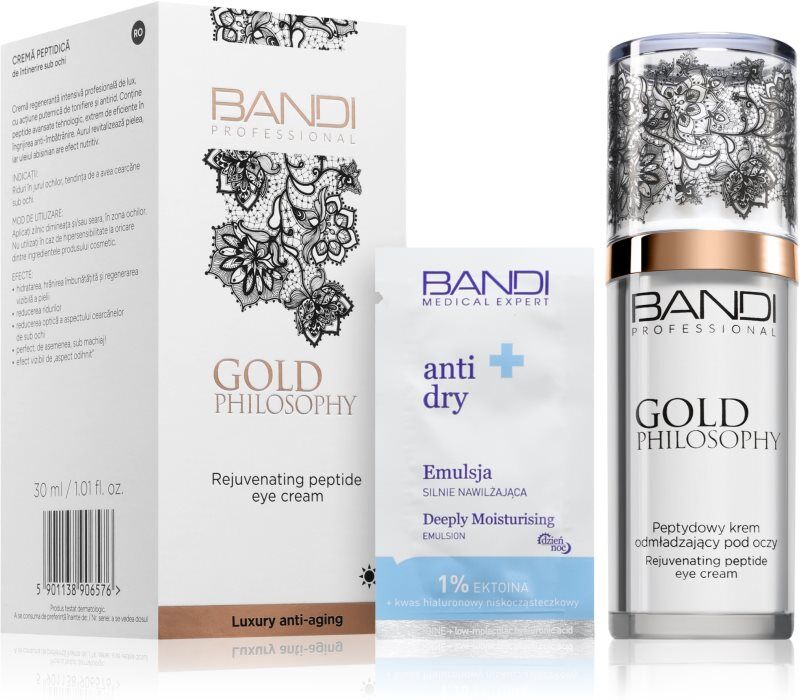 BANDI Gold Philosophy eye cream with peptides 30 ml