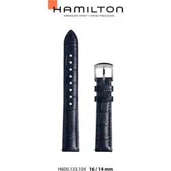 Hamilton - Boulton Band-set Leder-blau-16/14 H690.133.104 - blau