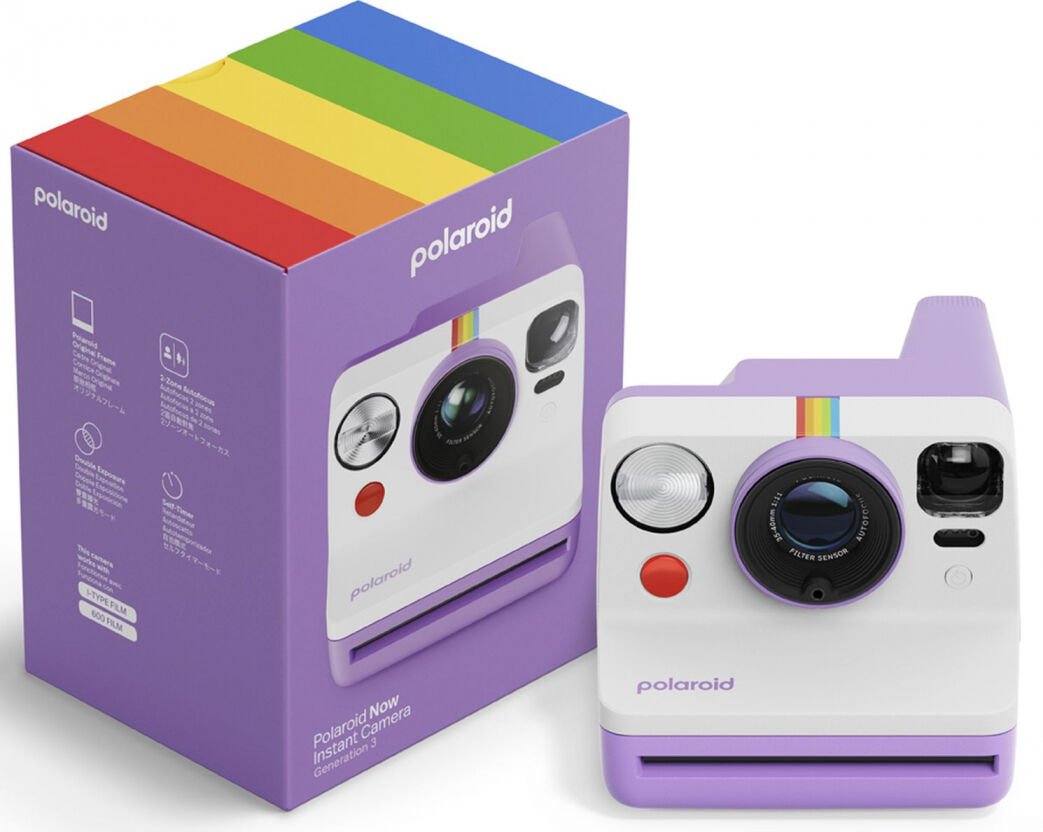 Polaroid Now Gen3 Kamera Purple Sofortbildkamera