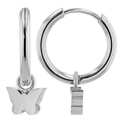 Paar Ohrhänger ADELIA´S, silber, Ohrringe, Damen, Damen, Edelstahl