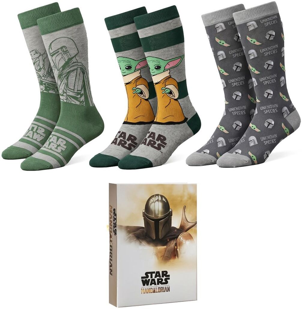 Cerdá Calcetines caja 3 piezas Grogu Star Wars The Mandalorian . Multicolor