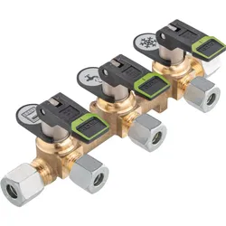 (EOL) GOK Verteilerblock Kipphebel-SSV PS16bar RVS8 x 3xRVS8 x RVS8 ML+DL