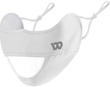 United Ice Silk Sun Protection Mask For Outdoor Sports pearl White