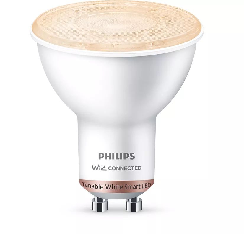 Philips LED Intelligentes Leuchtmittel 58 mm Weiß Smart LED Spot 4,7 W PAR16 GU10 (Weiß) 8719514372320