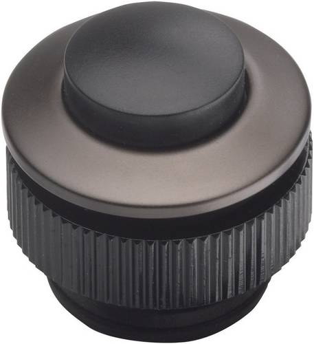 Grothe 62013 Klingeltaster 1fach Anthrazit, Schwarz 12 V/1,5A